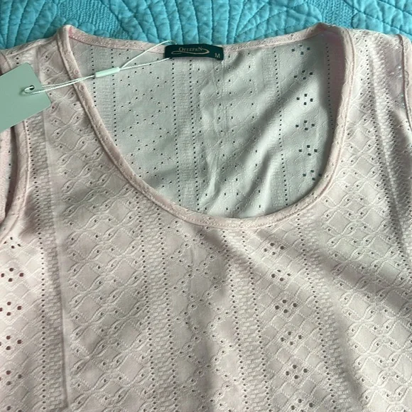 Women’s light pink tank top - Picture 3 of 4